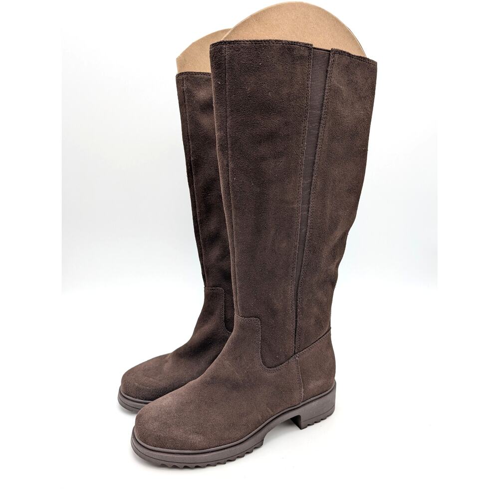 Blondo Ciana Waterproof Knee High Riding Boots Women's Brown Size US6M EU36.5